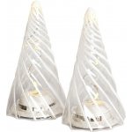 SIRIUS LED světelný stromeček skleněný sada 2 kusy čirý,11 cm – Hledejceny.cz