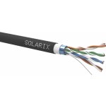 Solarix SXKD-5E-FTP-PVC+PE venkovní FTP, Cat5E, drát, PVC+PE, dvojitý plášť, cívka, 305m – Sleviste.cz