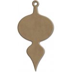 Dřevěný výřez k dekoraci Gomille, závěsný, 5x10 cm Ozdoba – Zboží Dáma