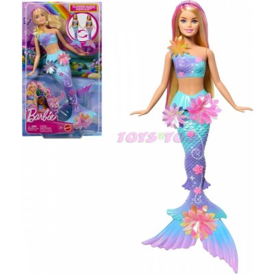 Mattel Barbie Kouzelná květinová mořská víla blondýnka – Zboží Dáma