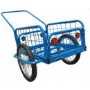 Přepravní vozík PEGAS kola 16“ komaxit 450 x 640 x 280 1320 mm 100 kg PEGAS