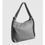 Velká kožená kabelka a batoh v jednom LI-1488 Estelle šedá – Sleviste.cz