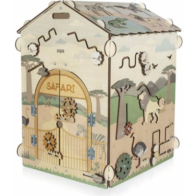 ZOPA Edukativní aktivity domeček velký Safari – Sleviste.cz