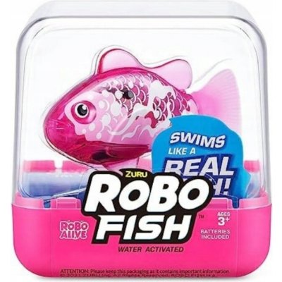 ZURU Robo Fish Rybka plovoucí rybka Růžová – Zboží Mobilmania