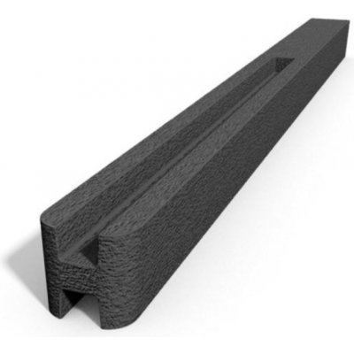 Betonový sloupek hladký průběžný grafit Výška v mm:: 2000 mm