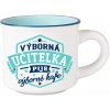 Hrnek a šálek Albi Espresso hrneček Výborná učitelka pije výborné kafe 45 ml