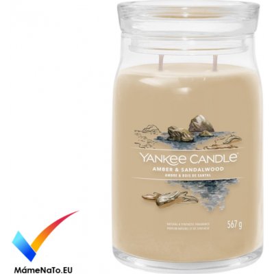 Yankee Candle Signature Amber & Sandalwood 567g