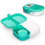 Sistema krabička na svačinu Ribbon To Go s vložkou a kelímkem minty teal – Zboží Dáma
