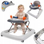 Sun Baby Interaktivní chodítko pro dítě s volantem šedé – Zboží Dáma