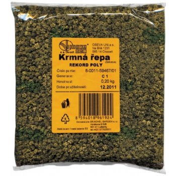 Krmná řepa - Osivo - Rekord Poly červená - 0,2 Kg