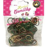 Loom Bands Pletací gumičky vícebarevné 200ks + háček – Zboží Mobilmania