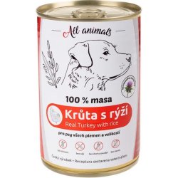 All Animals Dog Krůtí mleté s rýží 400 g