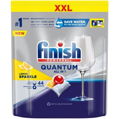 Finish Quantum All in 1 kapsle do myčky nádobí Lemon Sparkle 44 ks