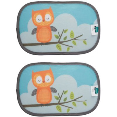 Zopa Sluneční clona do auta zvířátka Owl 2 ks | Zboží Auto