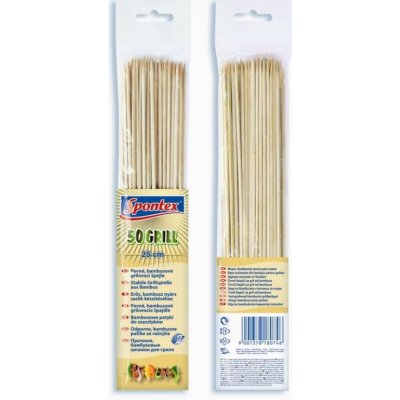 Špejle bambus 25 cm 50 ks – Zboží Dáma