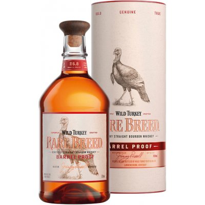 Wild Turkey Rare Breed Bourbon 58,4% 0,7 l (tuba) – Hledejceny.cz