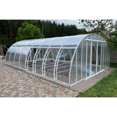 Agroflex TULIPAN B50 zastřešení bazénu 3.98 x 5.38 x 2.43m – Zbozi.Blesk.cz