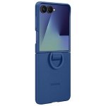 Samsung Z Flip7 Silikonový kryt s držákem na prst modrý EF-PF766TNEGWW – Zboží Živě