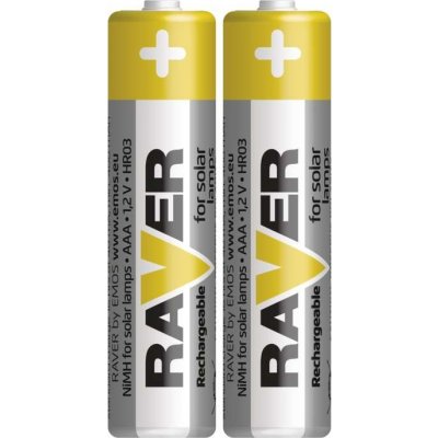 RAVER SOLAR NiMH 400 mAh AAA 2ks 1332112040 – Zboží Živě