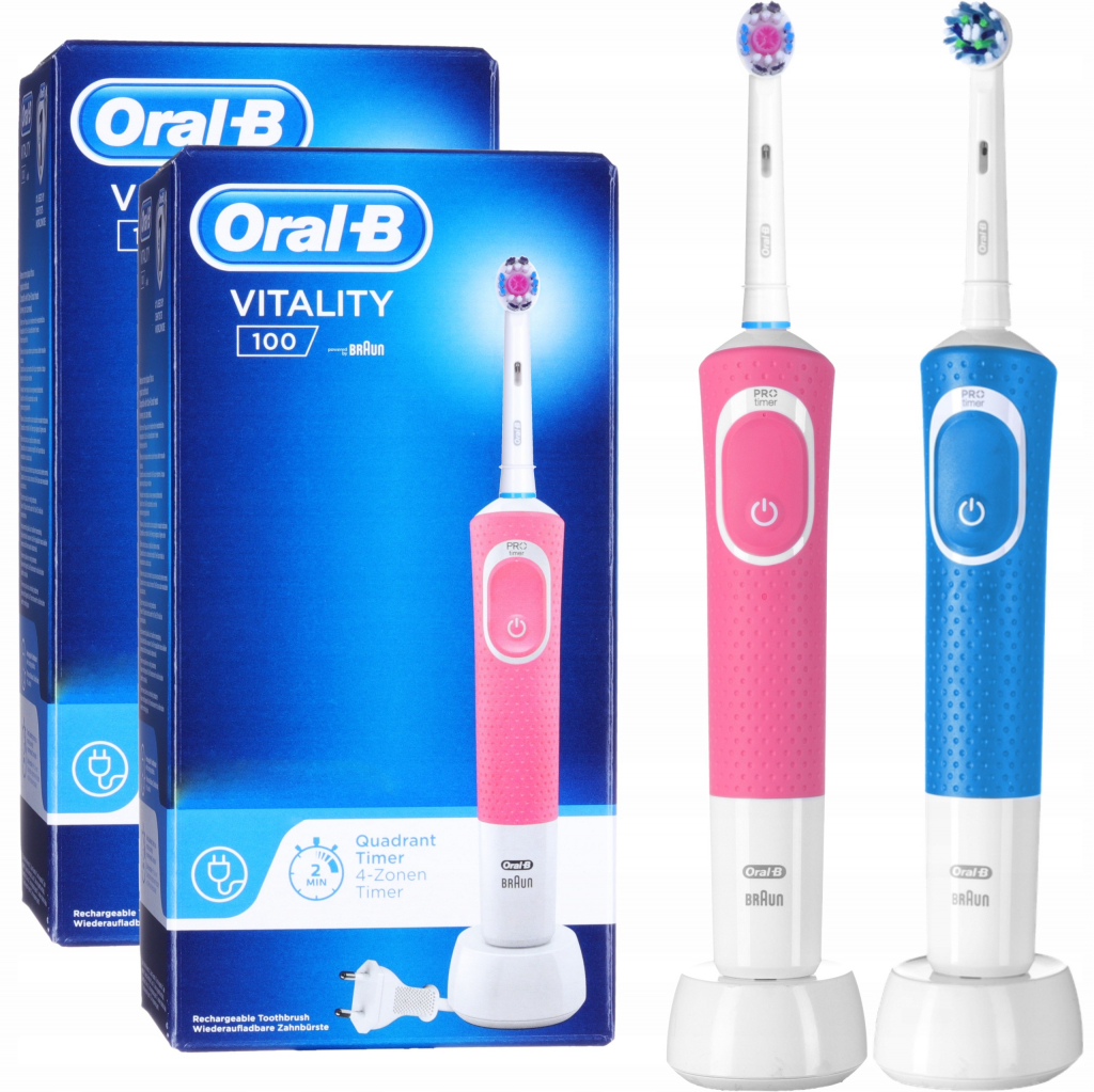 Oral-B Vitality 100 3D White Pink od 599 Kč - Heureka.cz