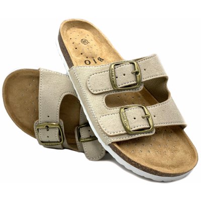 ECO dámské korkové biopantofle béžové – Zboží Dáma