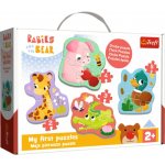 Trefl Baby Zvířata 4 x 2 dílků – Zboží Dáma