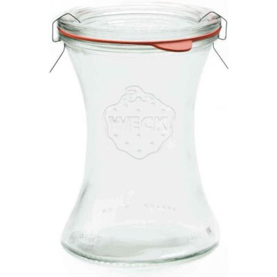 Weck zavařovací sklenice Delikates 6 x 370ml s víčkem – Zboží Mobilmania