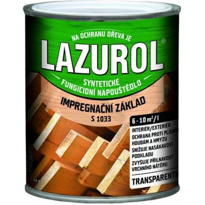 Lazurol S1033 4,5 l bezbarvý – Zboží Mobilmania