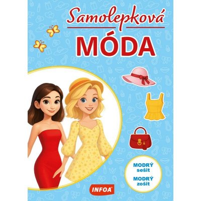 Samolepková móda modrý sešit – Zbozi.Blesk.cz