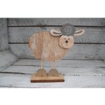 Dřevěná ovečka 14 x 14 cm – Hledejceny.cz