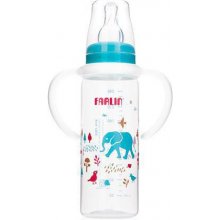 Farlin kojenecká láhev standart s držátkem modrá 240 ml