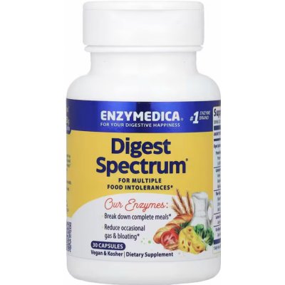 Enzymedica Digest Spectrum trávicí enzymy 30 kapslí – Hledejceny.cz