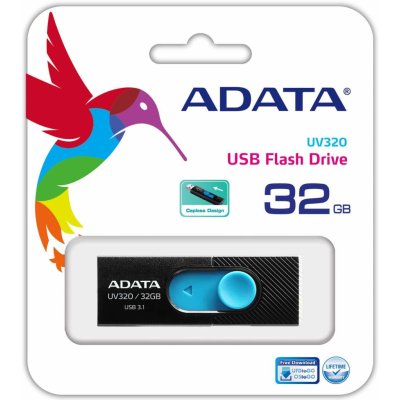 ADATA UV320 32GB AUV320-32G-RBKBL – Zboží Mobilmania