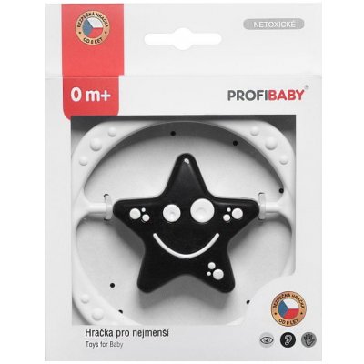 Profibaby Kruh hvězda černobílá v krabičce – Zboží Mobilmania
