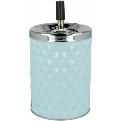 KRCZ Cigaretový popelník kovový otočný Diamant modrý 11cm – Hledejceny.cz
