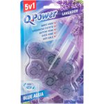 Q-Power Tuhý WC závěs Blue Aqua Lavender 2 x 40 g – HobbyKompas.cz
