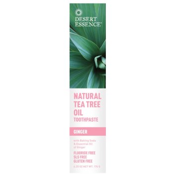 Desert Essence zubní pasta tea tree a zázvor 130 ml