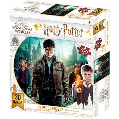 PRIME 3D Harry Potter: Harry Herminona & Ron XL 300 dílků