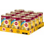 Pedigree se 3 druhy masa hovězí jehněčí a kuřecí 12 x 400 g