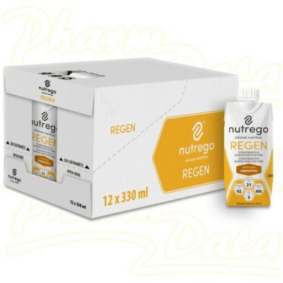 NUTREGO REGEN PŘÍCHUŤ CAPPUCCINO POR SOL 12X330ML – Hledejceny.cz