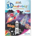 3D omalovánka A4 SET Raketa – Hledejceny.cz