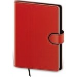Flip A5 Denní 2026 červeno/černá – Zboží Mobilmania