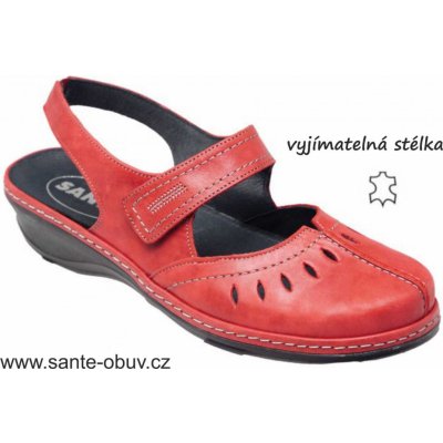 Santé CS/0942 RUBY zdravotní obuv červená červená – Zboží Mobilmania