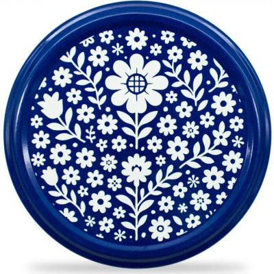 Zavařovací víčko Twist Click 82 mm 10 ks Folklor modrý – Zboží Dáma