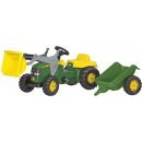 Šlapadlo Rolly Toys John Deere nakladač + přívěs