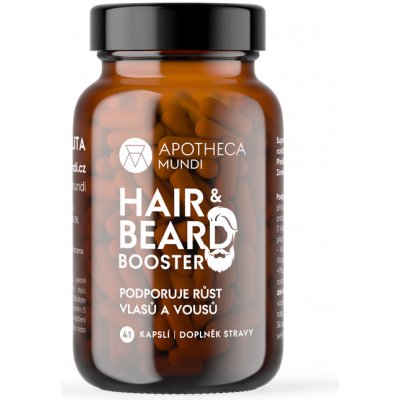Apotheca Mundi Hair & Beard Booster 41 kapslí – Zboží Mobilmania