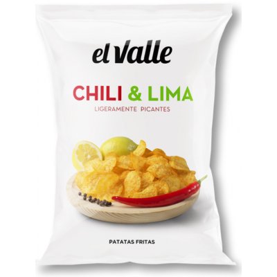 El Valle Chipsy s příchutí Chilli a limeta 45 g – Zboží Dáma