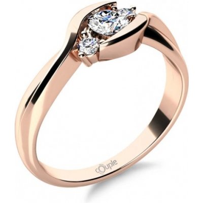 Couple zásnubní prsten Laura růžové zlato se zirkony 6864258 4 1 – Zboží Mobilmania
