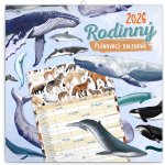 nástěnný Rodinný plánovací Animalium 30 x 30 cm 2026 – Zboží Dáma