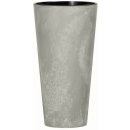 Prosperplast Květináč s vkladem TUBUS SLIM BETON EFFECT šedý 40 cm